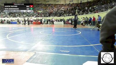 100 lbs Round Of 32 - Austin Thather, Wagoner vs Nate Edmondson, Southwest Covenant Schools