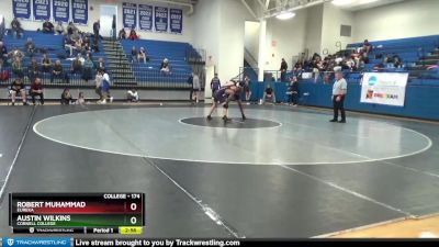 174 lbs Round 2 - Robert Muhammad, Eureka vs Austin Wilkins, Cornell College