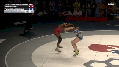 130 lbs 1st Place Match - Rachel Garcia, Oklahoma vs Anastasia Rodnikova, Illinois