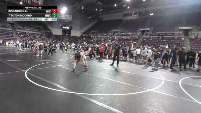 155 lbs Cons. Semis - Geij Grosulal, Montana vs Taiton McCord, Mile High Wrestling Club