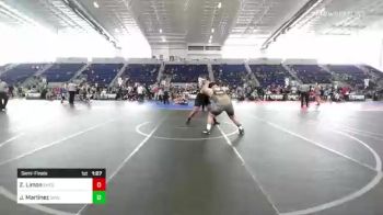 285 lbs Semifinal - Zachary Limon, Shed Wrestling vs Javier Martinez, Dinuba WC