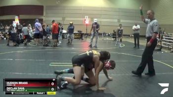 91 lbs Round 5 (6 Team) - Hudson Bragg, POWA vs Declan Dahl, The Funky Singlets