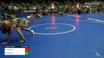 157 lbs Consolation - Brock Trevino, Michigan Revolution vs Chase Calhoon, Flint Hills