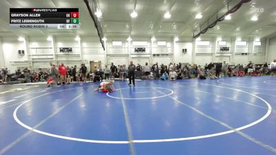 72 lbs Round Robin 3 - Grayson Allen, OH vs Fritz Leibenguth, NY