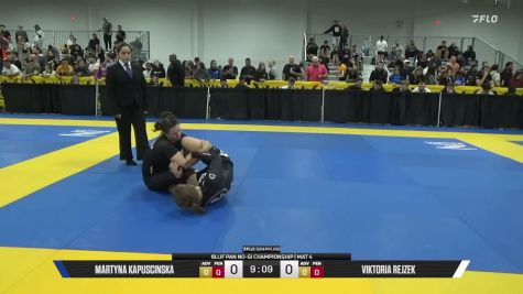 Viktoria Rejzek vs Martyna Kapuscinska 2026 Pan IBJJF Jiu-Jitsu No-Gi Championship