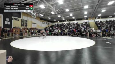 157 lbs Quarterfinal - Louis Soracco, Fairfield Warde vs Jaret Zielinski, Trumbull