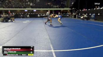 197 lbs Quarterfinal - Nicholas Brashear, Huntingdon vs Ben Strehlow, Luther