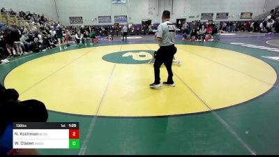 138 lbs Round Of 32 - Noah Kochman, Bergen Catholic vs William Clasen, Northern Highlands