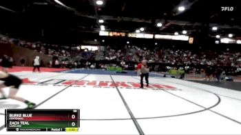 98 lbs Quarterfinal - Zach Teal, Lakeland vs Burke Blue, Centennial