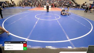 68 lbs Quarterfinal - Ryder Hobbs, Salina Wrestling Club vs Damien John, Springdale Youth Wrestling Club