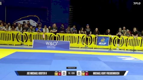 Michael Kurt Freudenreich vs Joe Michael Koster II 2025 Pan IBJJF Jiu-Jitsu No-Gi Championship