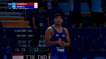 79 kg Round Of 16 - Abubakr Shukurov, Tjk vs Baliyan Gourav, Ind