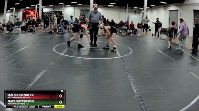 76 lbs Round 2 (4 Team) - Ian Schoenbeck, Mat Warriors Red vs Nate Patterson, Virginia Patriots