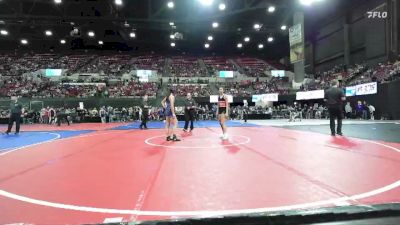 123 lbs Champ. Round 2 - Ava Bomberger, DarkHorse Wrestling Club vs Jaycelynn Bowles, Touch Of Gold Wrestling Club