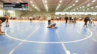 95 lbs Round Of 16 - Adam Bachmann, Mat Assassins Gray vs Logan Rubish, All-American Wrestling Club Red