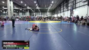 106 lbs Placement (4 Team) - Dillinger Collins, LEXINGTON WRESTLING CLUB vs Kevin McLean, RAMPAGE WRESTLING CLUB