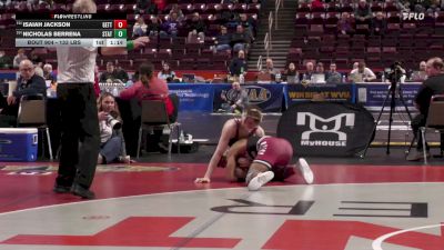 133 lbs Preliminaries - Isaiah Jackson, Gettysburg vs Nicholas Berrena, State College