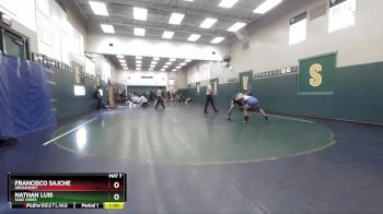 132 lbs Cons. Round 2 - Francisco Sajche, Grossmont vs Nathan Luis, Sage Creek