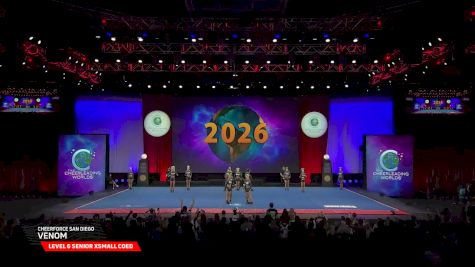 Cheer Force - San Diego - Venom [2026 L6 Senior XSmall Coed Semis] 2026 The Cheerleading Worlds