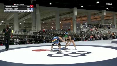 Senior Women Freestyle FS - 53 lbs Champ. Round 1 - Mollie Jimenez, California vs Deandra Meza, Valiant Wrestling Club