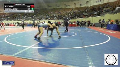 133 lbs Round Of 32 - Alli Taber, Shawnee Wrestling vs Gabriela Ortiz, Poteau