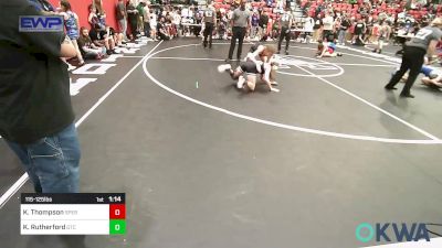 115-125 lbs Rr Rnd 2 - Kaydeance Thompson, Sperry Wrestling Club vs Kadence Rutherford, Grove Takedown Club