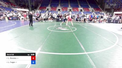 190 lbs Rnd Of 32 - Levi Bussey, CA vs Leimana Fager, UT