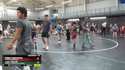 95 lbs Cons. Round 2 - Terry Marchman, Rampage Wrestling vs Luke Mealer, Guerrilla Wrestling Academy