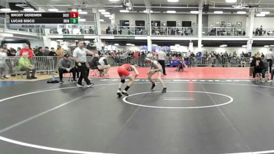 94 lbs Round Of 32 - Brody Geremek, Southside WC vs Lucas Sisco, Iron Faith WC