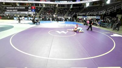 185 lbs Cons. Semi - Mackenzie Vetter-Higgins, Ken-Ton vs Delina Gritz, Putnam Valley