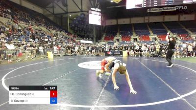 106 lbs Rnd Of 128 - Cruzer Dominguez, NE vs Blackburn Savage, OH