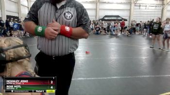 60 lbs Round 1 (4 Team) - Ava Bradley, Metro All Stars vs Khilah Kirsch, Bad Bass