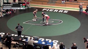 120 lbs Quarterfinals (8 Team) - Tyler Baldwin, Sturgis Brown vs Ace Godfrey, Rapid City Central