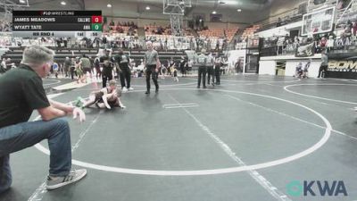 70-75 lbs Rr Rnd 4 - James Meadows, Carl Albert vs Wyatt Tate, Alpha Wrestling Academy