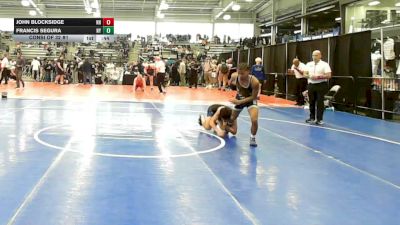 120 lbs Consi Of 32 #1 - John Blocksidge, NH vs Francis Segura, NY