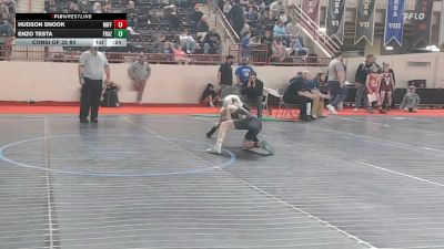 75_B lbs Consi Of 32 #2 - Hudson Snook, Mifflinburg vs Enzo Testa, Frazier