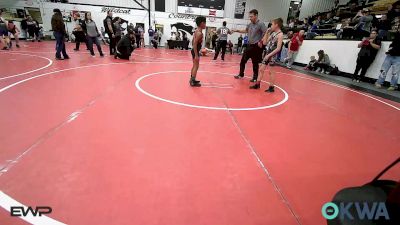 61 lbs Semifinal - Aksel Davis, Tahlequah Wrestling Club vs Dash Hudson, Skiatook Youth Wrestling