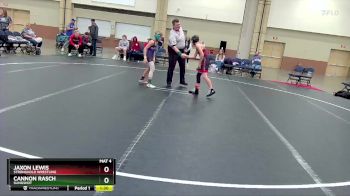 80 lbs 3rd Place Match - Jaxon Lewis, Stronghold Wrestling vs Cannon Rasch, Slingshot