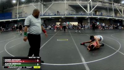 130 lbs Round 1 - Austin Bernash, Orchard Wc vs Asher Anthony, Richmond Wrestling Club