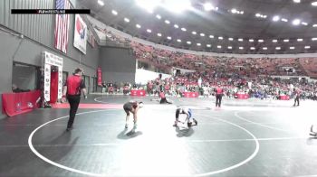 112 lbs Cons. Semi - Morgan Johnson, Team Nazar Training Center vs Olivia Hay, Brown Deer Jr Falcons Wrestling Club