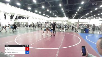 72 lbs Semifinal - Jessie Kelly, Monster Garage vs Makaylie TalbertKim, Golden Backs MRTC
