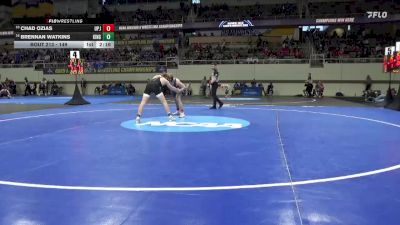 149 lbs Cons. Round 2 - Chad Ozias, Pitt-Johnstown vs Brennan Watkins, King (TN)