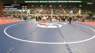 3A-120 lbs Cons. Round 1 - Aaron Chico, Rawlins vs Troy Christensen, Newcastle
