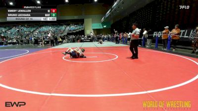 95 lbs Round Of 16 - Emery Lewallen, Nevada Elite vs Bruno Lechiara, Mantanona TC