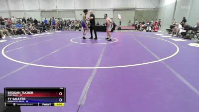 157 lbs Placement Matches (16 Team) - Brogan Tucker, Ohio Blue vs Ty Saulter, Minnesota Blue