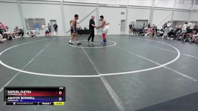 215 lbs Placement Matches (16 Team) - Samuel Fletes, Louisiana Red vs Ashton Boswell, Tennessee