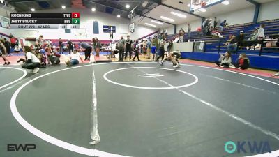 67 lbs Final - Koen King, Team Tulsa Wrestling Club vs Jhett Stucky, Maize Wrestling Club
