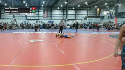 95 lbs Cons. Round 2 - Ross Edwards, Hanover Hawkeyes vs James Tredway, New Kent