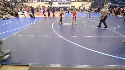 90-96 lbs Quarterfinal - Cael Bever, Mountain Home Flyers vs Hudson Smith, Panther Youth Wrestling