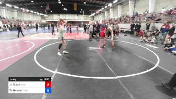 144 kg Quarterfinal - Mathias Olson, Darkhorse WC vs Wyatt Hoover, Cornerstone